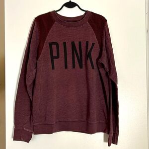 Maroon PINK Sweatshirt